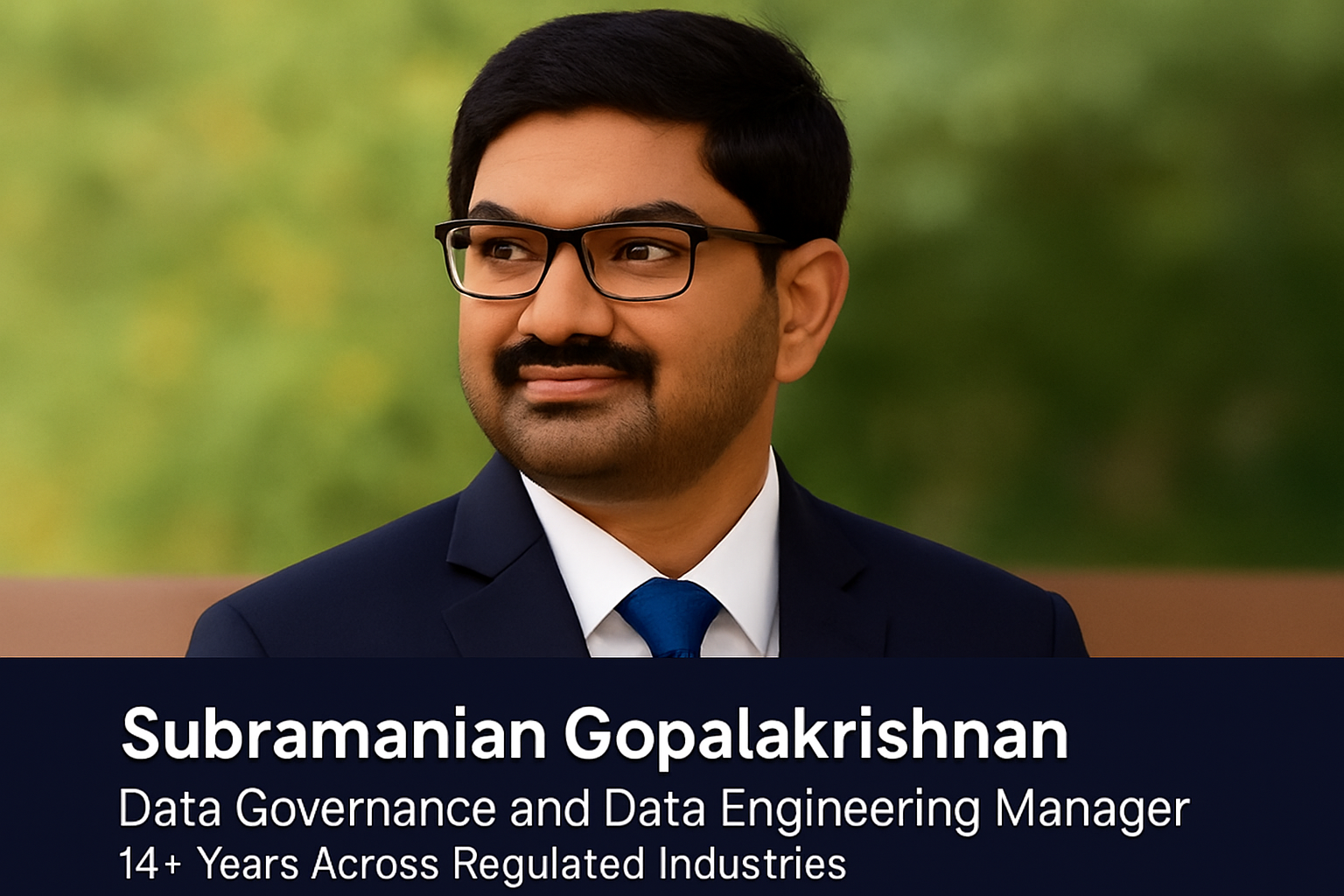 Subramanian Gopalkrishnan - Data Governance and Data Engineering Manager